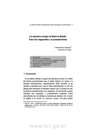 Los detectives salvajes de Roberto Bolaño: Entre las vanguardias y el posmodernismo