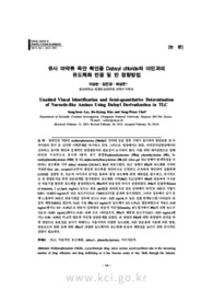유사 마약류 육안 확인용 Dabsyl chloride와 아민과의 유도체화 반응 및 반 정량방법