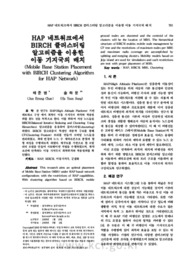 HAP 네트워크에서 BIRCH 클러스터링 알고리즘을 이용한 이동 기지국의 배치