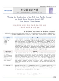 Viewing the Implications of the U.S. Indo-Pacific Strategy on South Korea Security through IRT : One Region, Three Lenses