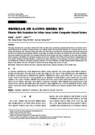 복합위험요소에 대한 도시지역의 재해위험도 평가