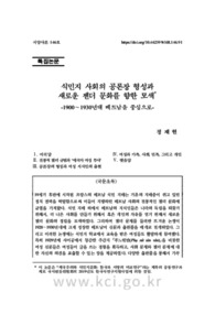 식민지 사회의 공론장 형성과 새로운 젠더 문화를 향한 모색 -1900~1930년대 베트남을 중심으로- (Formation of Public Sphere in a Colonial Society and Search fo..