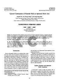 Upward Continuation of Potential Field on Spherical Patch Area