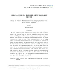 다채널 수신기를 갖는 밀리미터파 수동형 영상시스템에 관한 연구
