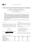 Ablative Characteristics of Carbon/Carbom Composites by Liquid Rocket
