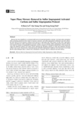 Vapor phase Mercury Removal by Sulfur Impregnated ACtivated Carbons and Sulfur Impregnation Protocol