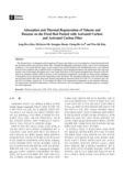 Adsorption and Thesmal Regeneration of Toluene and Benzene on the Fixed Bed Packed with Activater Carbon and Activated C..