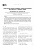 Steam Avtivation Behaviors of Oxidatively Stabolized Petroleum-based Pitch Fibers Spun by Melt-blown Method