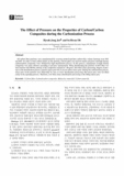 The Effect of Pressure on the properties of Carbon/Carbon Composites during the Carbonization Process