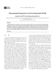 Electrochemical Properities of Coal Tar Pitch based MCMB
