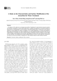 A Study on the Characteristics and Surface Modification of the Zeocarbon for Water Treatment