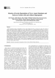 Kinetics of In-situ Degradation of Never Agent Simulants and Sarin on Carbon with and without Impregnants