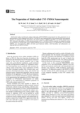 The Preparation of Multi-walled CNT-PMMA Nanocomposite