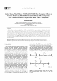 Amino Silane, Vinyl Silane, TESPD, ZS(TESPD/Zinc Complex) Effects on Carbon Black/Clay Filled Chlorobutyl Rubber(CIIR) C..