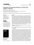 Preparation and capacitance behaviors of cobalt oxide/ graphene composites