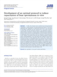 Development of an optimal protocol to induce capacitation of boar spermatozoa in vitro