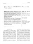Efficacy Evaluation of NK Cell Activity Measurement in Portable Incubator