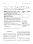 Assessing the Impact of Massage Bed Utilization on Range of Motion and Pressure Pain Threshold in Individuals with Chron..
