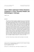 How to Better Understand Criminal Desistance: Comparison of Three Theoretical Models and Methodological Challenges