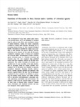 Functions of flavonoids in three Korean native varieties of Artemisia species