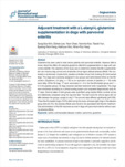 Adjuvant treatment with a L-alanyl-L-glutamine supplementation in dogs with parvoviral enteritis