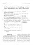 Can Talocural Mobilization and Muscle Energy Technique Improve Balance and Joint Position Sense in Healthy Adults?