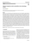 Utilization of graphene to attain sustainability in mine methodology: a review