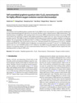 Self‑assembled graphene quantum dots‑Co3O4 nanocomposite for highly efficient oxygen evolution reaction electrocatalyst