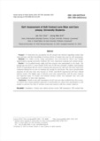 Self-Assessment of Soft Contact Lens Wear and Care among University Students