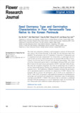 Seed Dormancy Type and Germination Characteristics in Four Hemerocallis Taxa Native to the Korean Peninsula