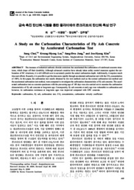 급속 촉진 탄산화 시험을 통한 플라이애쉬 콘크리트의 탄산화 특성 연구