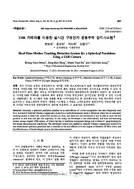 USB 카메라를 이용한 실시간 구면진자 운동추적 감지시스템