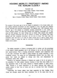 HOUSING MOBILITY PROPENSITY AMONG THE KOREAN ELDERLY