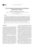 PTC/NTC Behaviors fo Nanostructured Carbon Black-filled HDPE Polymer Composites