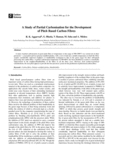 A Study  of Partial Carbonisation for theDevelopement  of Pitch Based Carbon Fibers