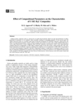 Effect of Compositional Parameters on the Characteristics of C-SiC-B₄C Composites