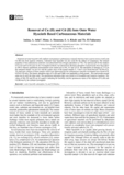 Removal of Cu(II) and Cd(II) Ions Onto Water Hyacinth Based Carbonaceous Materials
