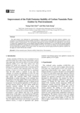 Improvement of the Field Emission Stability of Carbon Nanotube Paste Emitter by Post-treatments