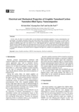 Electrical and Mechanical Properties of Graphite Nanosheet/Carbon Nanotubes-filled Epoxy Nanocomposites