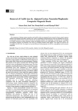Removal of Cu(II) ions by Alginate/Carbon Nanotube/Maghemite Composite Magnetic Beads