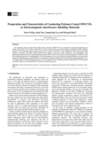 Preparation and Characteristics of Conducting Polymer-Coated MWCNTs as Electromagnetic Interference Shielding Materials