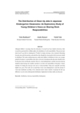 The Distribution of Clean-Up Jobs in Japanese Kindergarten Classrooms: An Exploratory Study of Young Children’s Views on Sharing Work Responsibilities