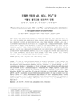 도림천 상류의 pH, NO3 -, PO4 3-와 식물성 플랑크톤 분포와의 관계