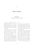 Paper for Discussion (초록)