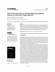 Effect of microporosity on nitrogen-doped microporous carbons for electrode of supercapacitor