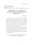 Analytical elements in Guided Imagery and Music (GIM) Programs: From Psychoanalytical and Existential Aspects