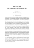 The Case for Collaborative Learning Online
