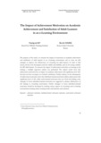 The Impact of Achievement Motivation on Academic Achievement and Satisfaction of Adult Learners in an e-Learning Environment