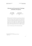 Information and Communications Technology for Workforce Development