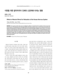 이완을 위한 음악자극이 인체의 신경계에 미치는 영향